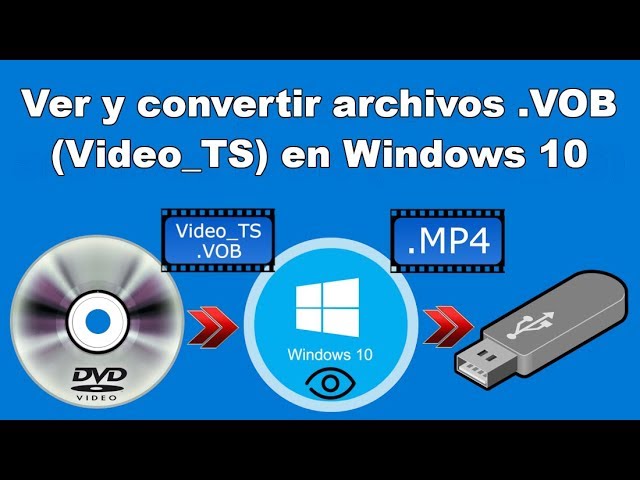 Dedos de los pies Conciso subterráneo Como abrir o convertir archivos .VOB (DVD Video_TS) en Windows 10. - YouTube