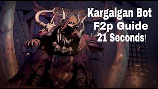 BOT Kargalgan in 21 Seconds! 🔥 Easy F2P Setup Guide | Solo Leveling Arise