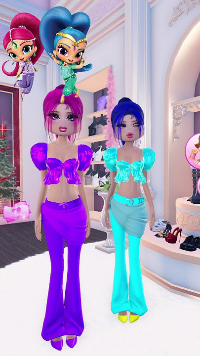 SHIMMER AND SHINE IN DTI #roblox #youtubeshorts #dresstoimpress #youtube #dress #robloxdressup