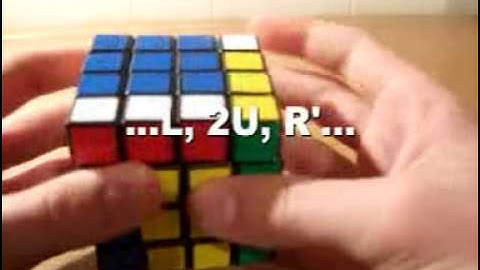 How to solve a 4x4x4 Rubik