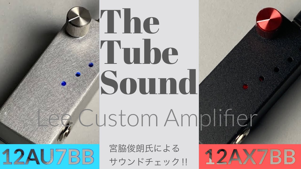 LCA(Lee Custom Amplifier) 12AU7BBと12AX7BBの違いを世界最速で動画