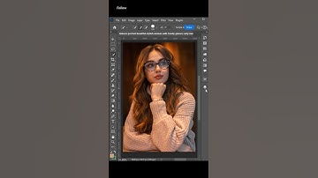 How to Change Glasses Color in Photoshop - Short Photoshop Tutorial #shorts