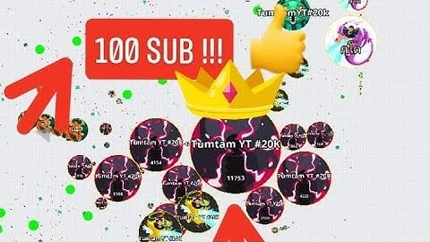 AGAR.IO    Tumtam YT #20k vs Macro YT #1k        Takeover  (Macro No Root)