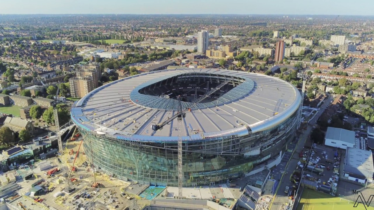 24/09/18 Tottenham Hotspur New Stadium - YouTube