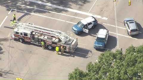 Sky 5: North Raleigh crash brings down power lines, traffic signals