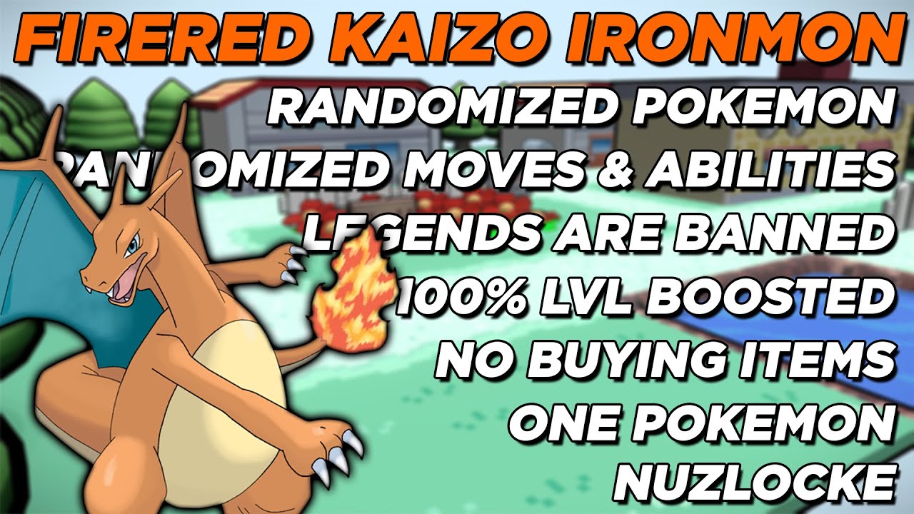 LIVE🔴] 950+ ATTEMPTS OF THIS PAINFUL NUZLOCKE!!! (Pokemon FireRed Kaizo  IronMon) - YouTube
