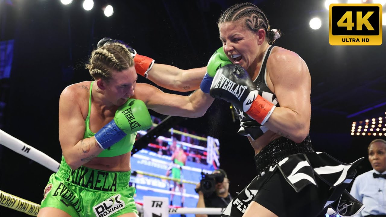 Микаэла Майер (США) против Сэнди Райан (АНГЛИЯ) | ПОЛНЫЕ МОМЕНТЫ БОЯ В 4K 