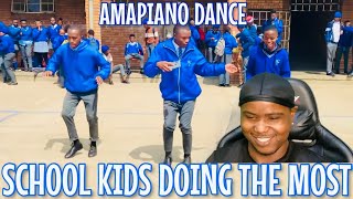 SCHOOL KIDS DOING THE MOST IN AMAPIANO DANCE (OFFICIAL VIDEO) REACTION