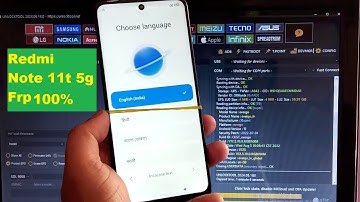 Redmi Note 11t 5G FRP Bypass By Unlock Tool 100% Done !