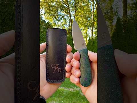 Corey Dunlap Pocket EDC Knife Juniper Jute Micarta AEB-L Blast Tumbled! Traditionalpocketknives.com