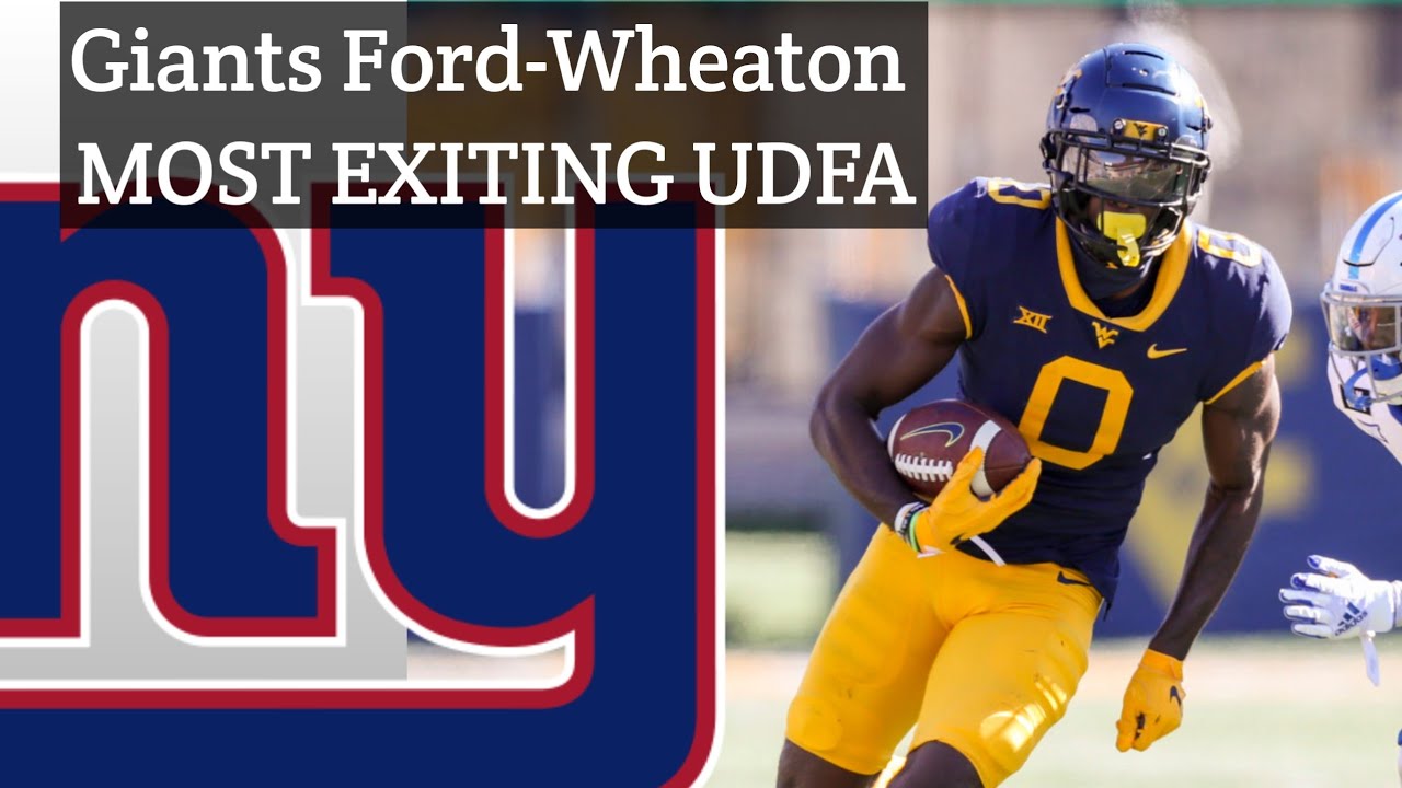 New York Giants Byrce FordWheaton most exciting UDFA YouTube