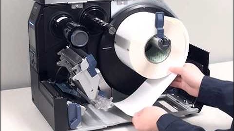 CL4NX Printer - How to Install Label Roll (Standard)