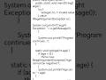 try catch and trow exception in java code