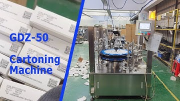 GDZ-50 Vertical Cartoning Machine with Inkjet Printer Box Packing Hardware Carton Packaging Machine