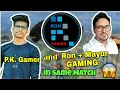 Pk gamer and ron gaming  mayur gaming in same match fight or meetuplast zone funny fight