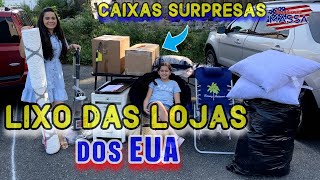 DUMPSTER DIVING *CAIXAS SURPRESA E VARIAS COISAS NOVAS*😍😍