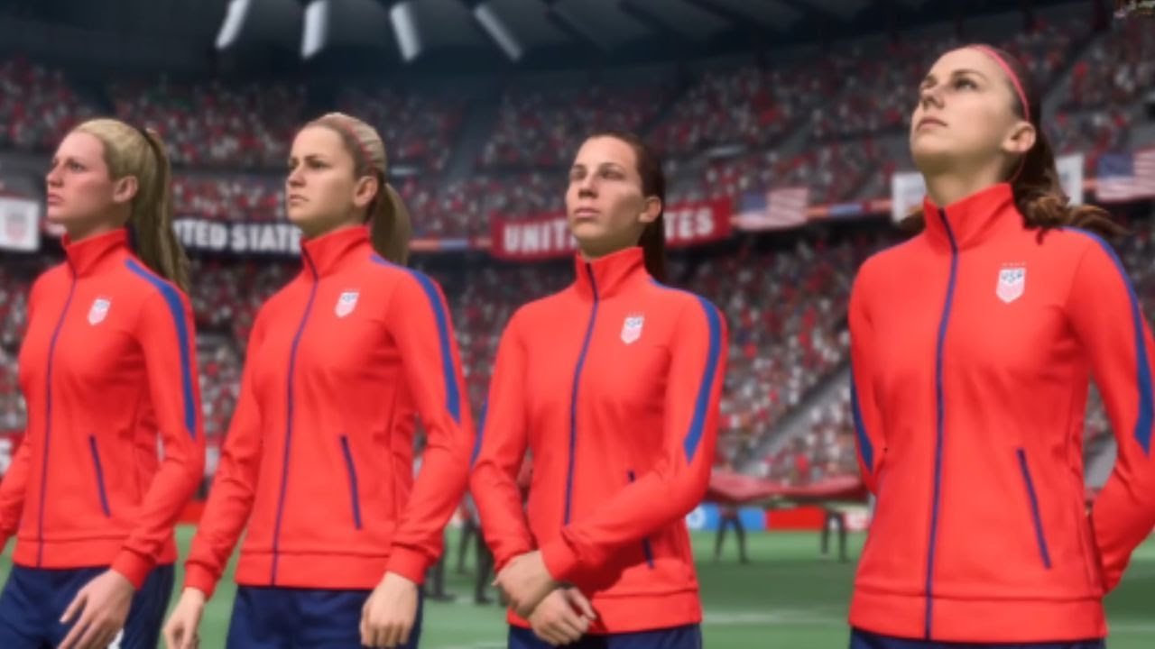 usa vs spain women's soccer 2022 fifa 22 (4k) YouTube