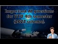 BAD402 Artificial Intelligence Important Questions for VTU 4th semester (2022 scheme).#vtupapers