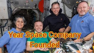 Year Space Company Founded