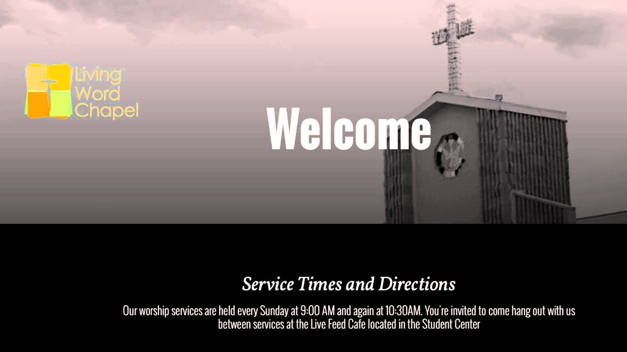 Living Word Chapel Oracle AZ Live Stream YouTube