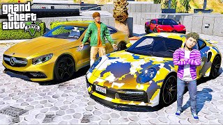 РЕАЛЬНАЯ ЖИЗНЬ ШКОЛЬНИКА GTA 5 - ОБЗОР НА АВТОПАРК МОЕГО БАТЬКА! СКОЛЬКО ОНИ СТОЯТ? ⚡ ГАРВИН