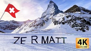 Skiing in Zermatt Paradise 2024  4K UHD