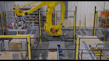 Robotic Palletizing for Stacks & Bundles of Paper Products by Pearson Packaging Systems
