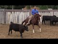 Monty Roberts' 86th birthday riding Nice Chrome