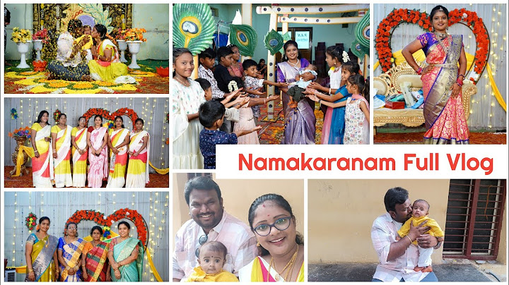 The entire Vlog I took from Namakaranam to Annaprasana ❤️Namakaranam Full Vlog