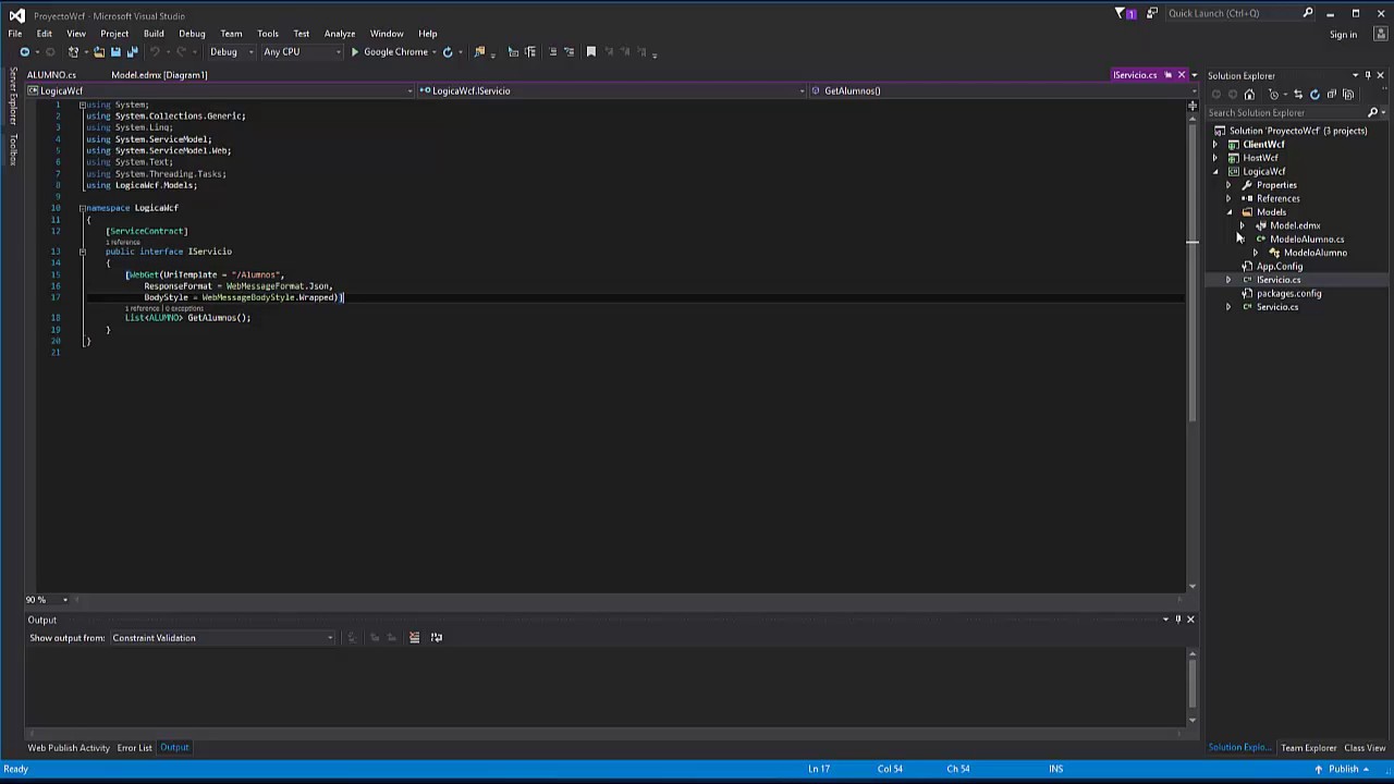 Servicio WCF con JSON - YouTube