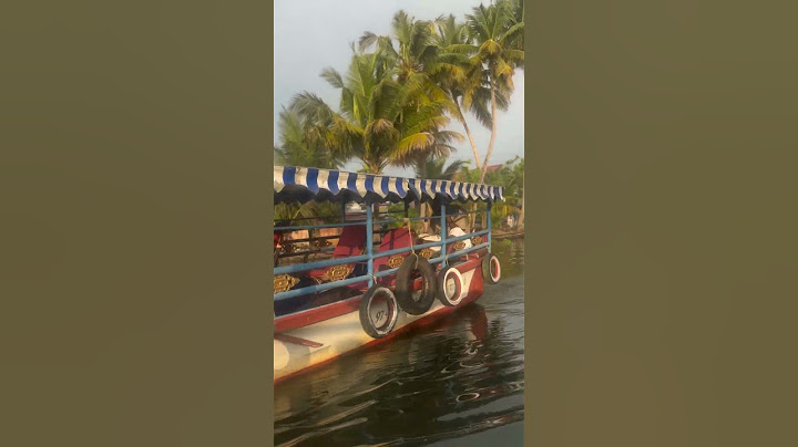 #kerala #godsowncountrykerala #allepy #boathouse #rainbow