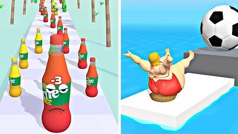 ➡️ Juice Run 🆚️ Squeezy Girl ! Satisfying and Relaxing ASMR  Games