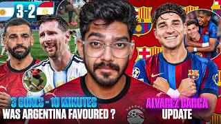 Messi Saved Argentina 3 goals 10 minutes  was it RIGGED ? Julian Alvarez to barca update