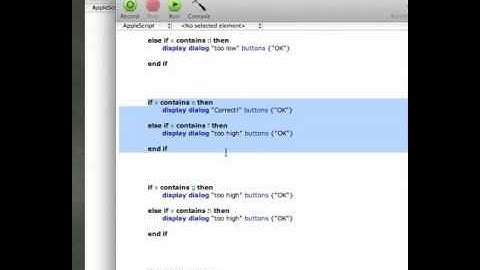 AppleScript tutorial 1