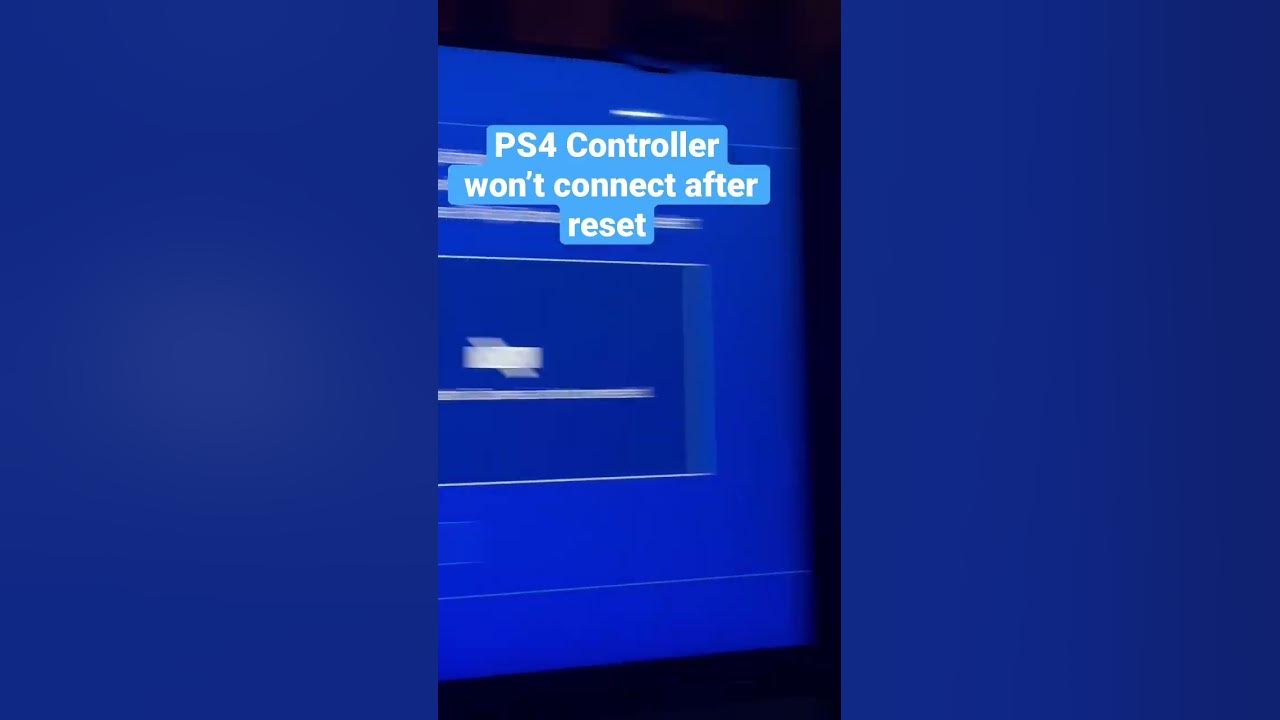 Ps4 Was Not Turned Off Properly Controller Won T Connect PS4 setup controller won’t connect after factory reset fix #ps4 #howto