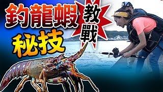 【 釣龍蝦密技教戰-1 抓龍蝦達人】Fishing lobster