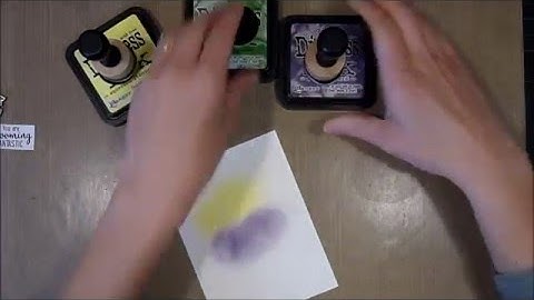 Unity Stamp Quick Tip - Inked, Embossed, and Splattered Background