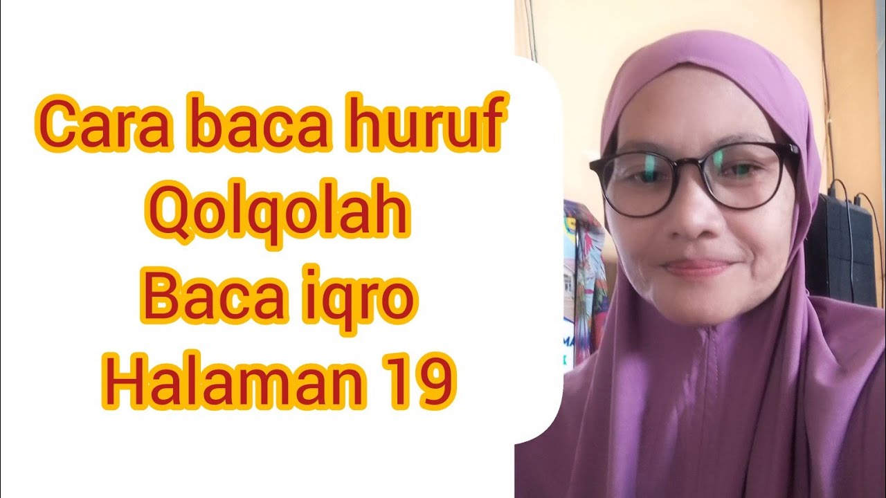 Cara baca huruf qolqolah adalah memantul