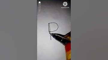 Easy art Alphabet drawing tutorial by alphabet P #shorts #art #drawing #easydrawing #alphabet #draw