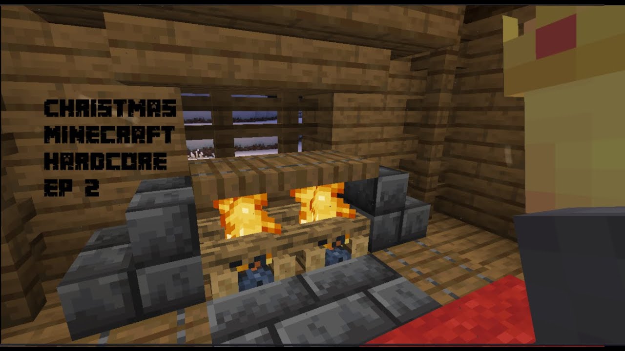 Christmas Hardcore Minecraft ep2 - The base