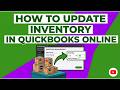 How to update inventory in QuickBooks online