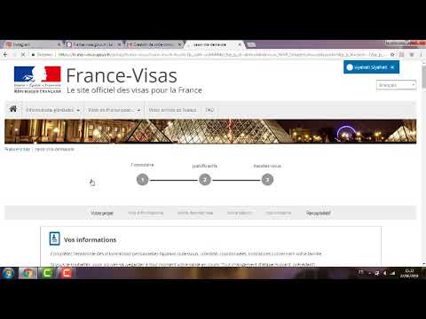 Formulaire visa Long Sejour VFS ALGER Etudes