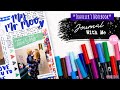 USING YOUR STICKER STASH // JOURNAL WITH ME #52 *Traveler's Notebook*