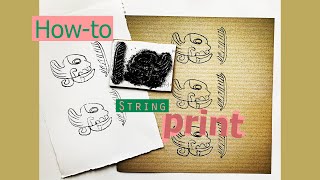 Famous How to String Print #learnwithFreckles. Easy and looks amazing! #stringprinting #mayanartprojects Net Worth