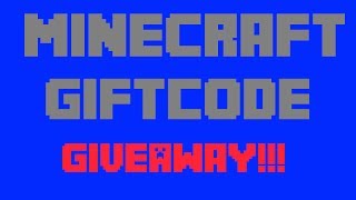 Minecraft GiftCode GiveAway [Closed]