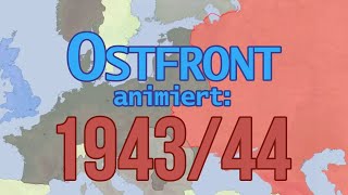 2. Weltkrieg: Ostfront animiert: 1943/44 (deutsche Version)