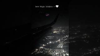 Night Sky View✈️ Between Stars⭐ And City Glow✨