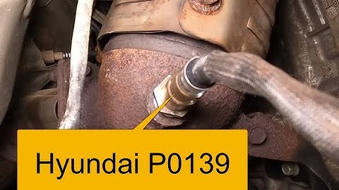 How to Fix Hyundai P0139 Code: O2 Sensor Circuit Slow Response (Bank 1 Sensor 2)