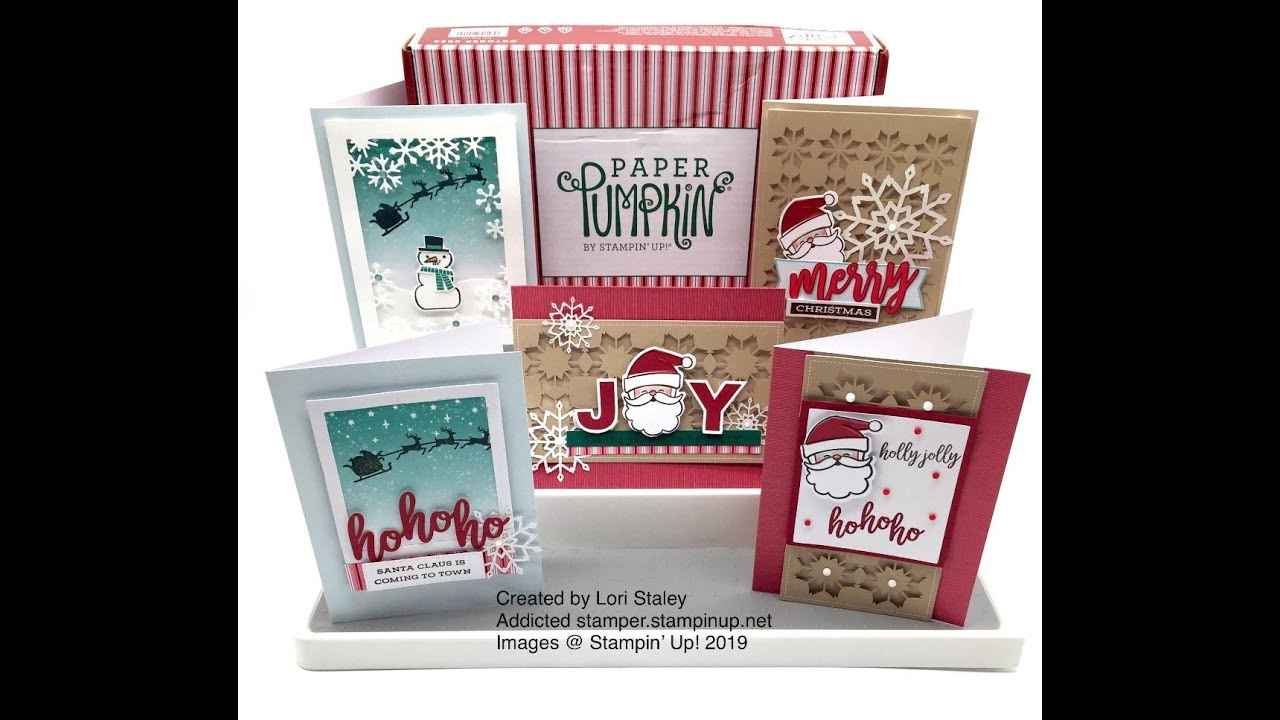 HO HO HO October Paper Pumpkin And Alternatives - YouTube