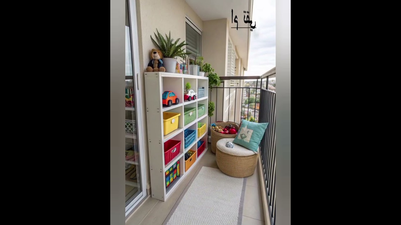 بلكون جميل👍🏻 راحة نفسية😉